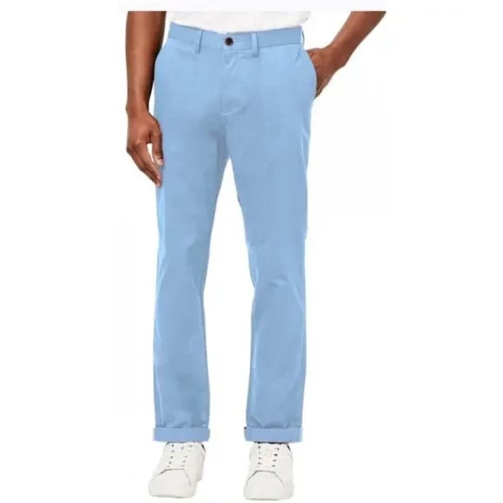 Ben Sherman Slim Fit Cerulean Blue Pants Men's 42 x 32